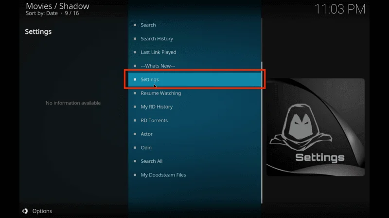 Shadow Addon for Android
